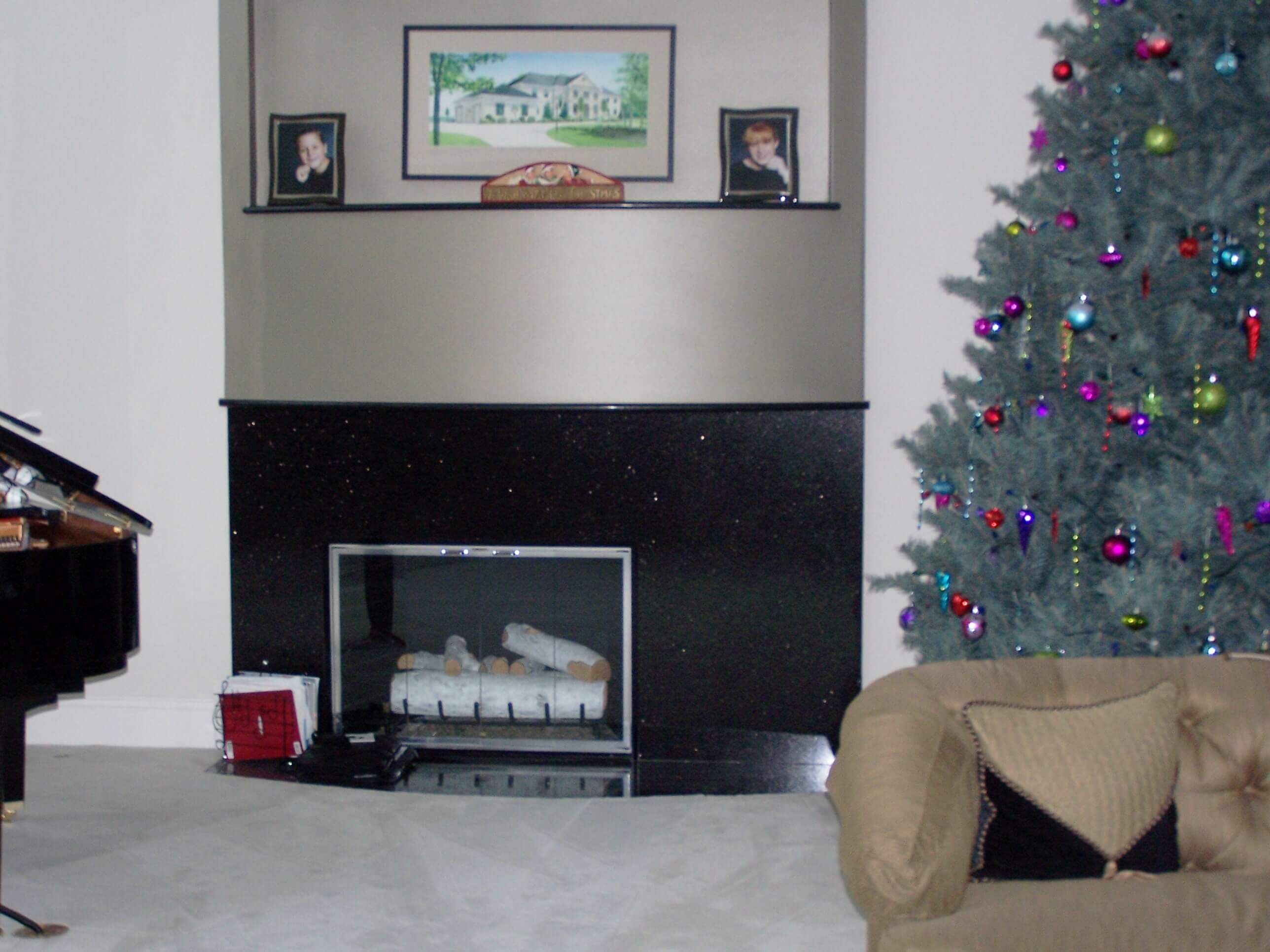 Granite Fireplace
